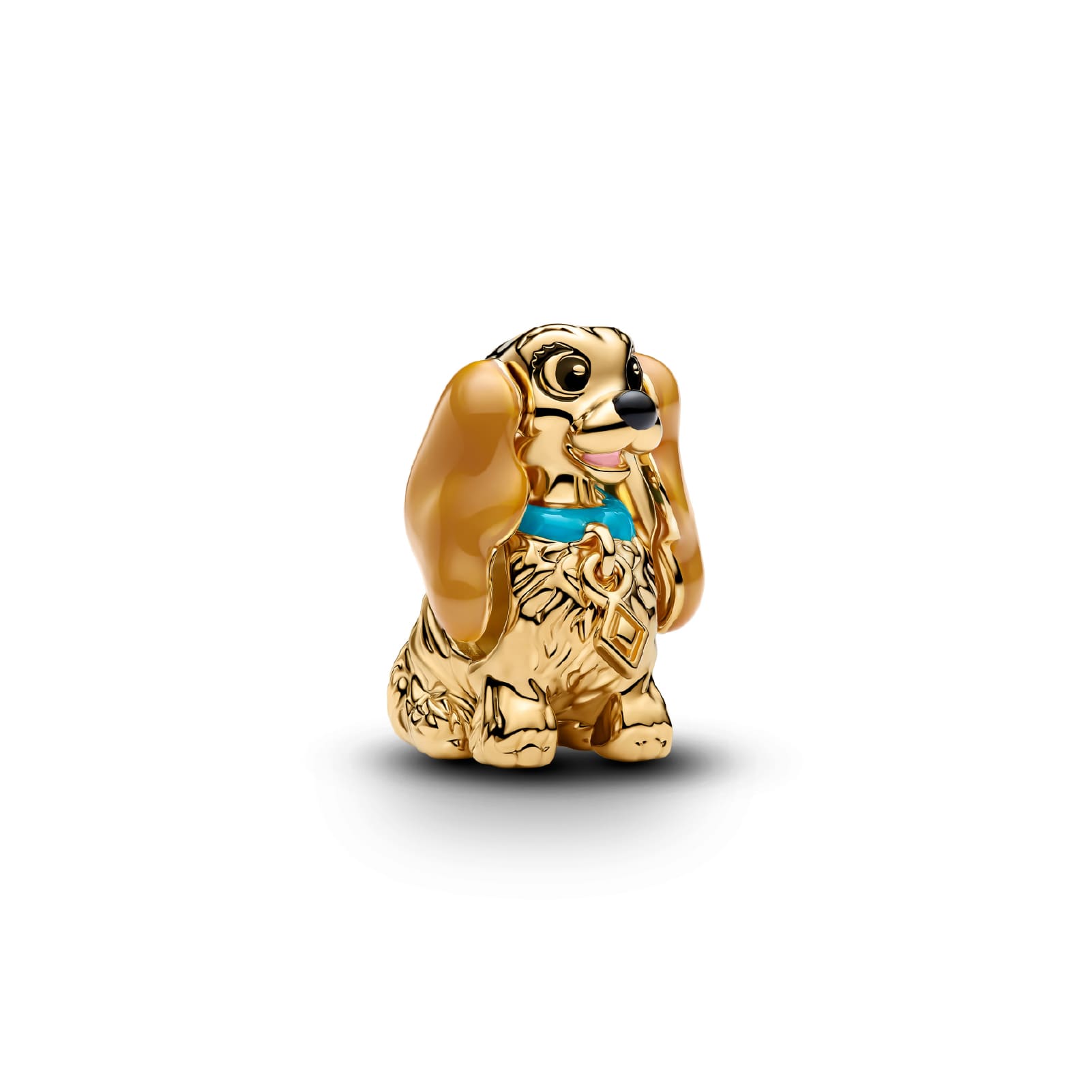 Charm Pandora Disney Lilli e il Vagabondo in argento con Lilli MISURA UNICA