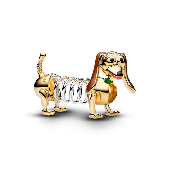 Charm Pandora Disney Toy Story Slinky in argento e smalto MISURA UNICA
