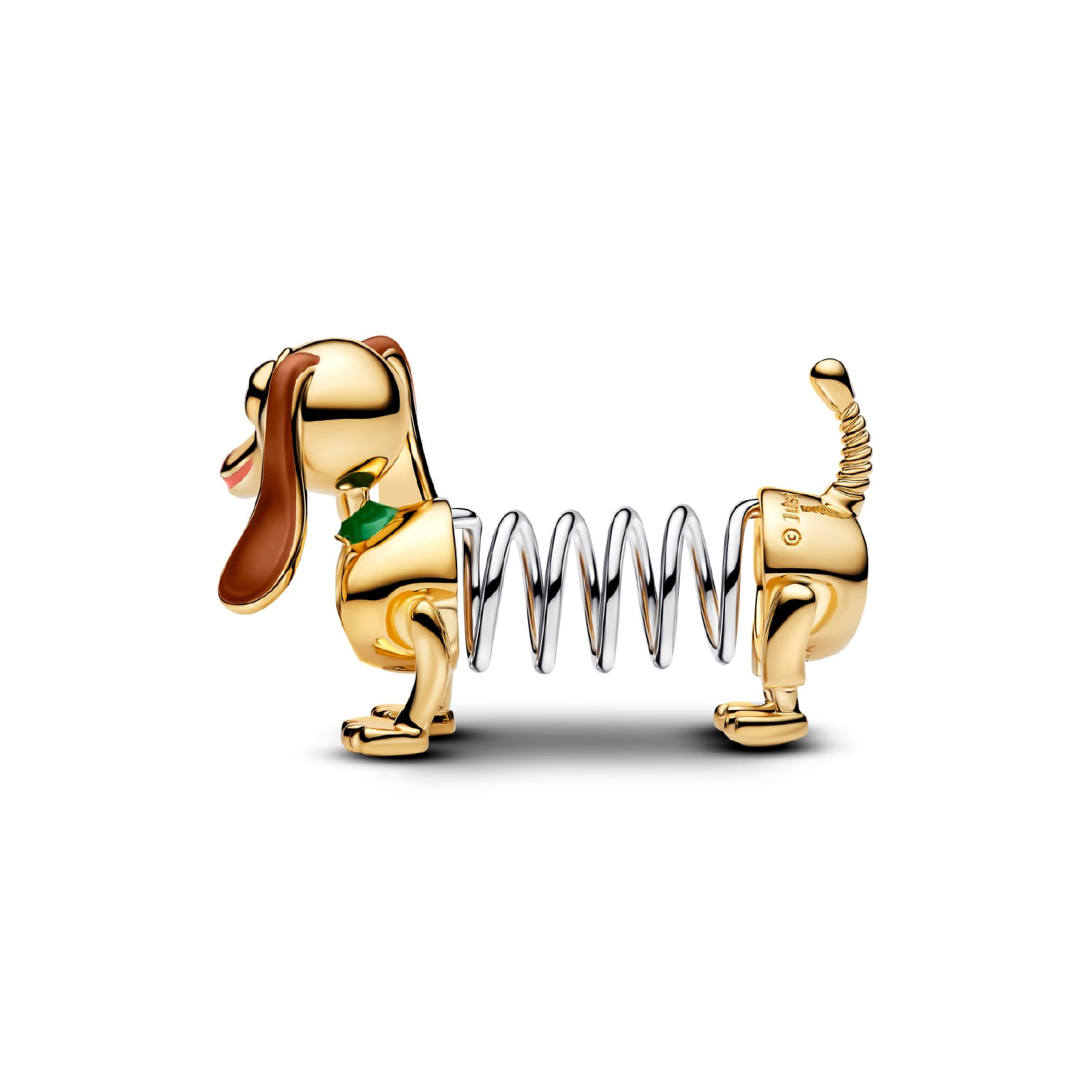 Charm Pandora Disney Toy Story Slinky in argento e smalto MISURA UNICA