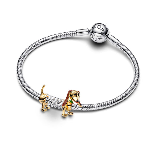 Charm Pandora Disney Toy Story Slinky in argento e smalto MISURA UNICA