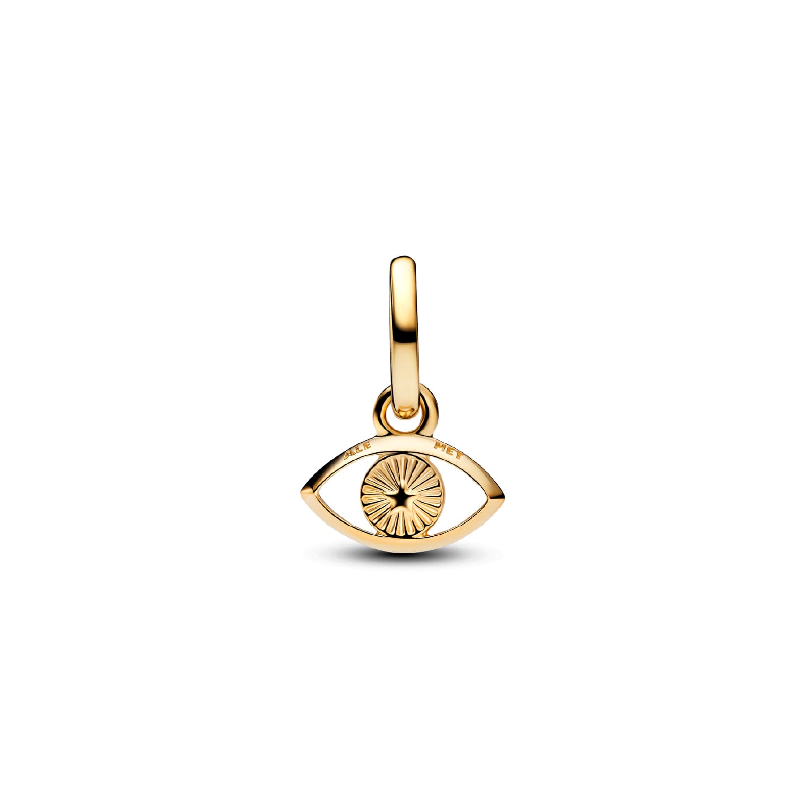 Charm pendente Pandora ME in lega metallica oro occhio MISURA UNICA