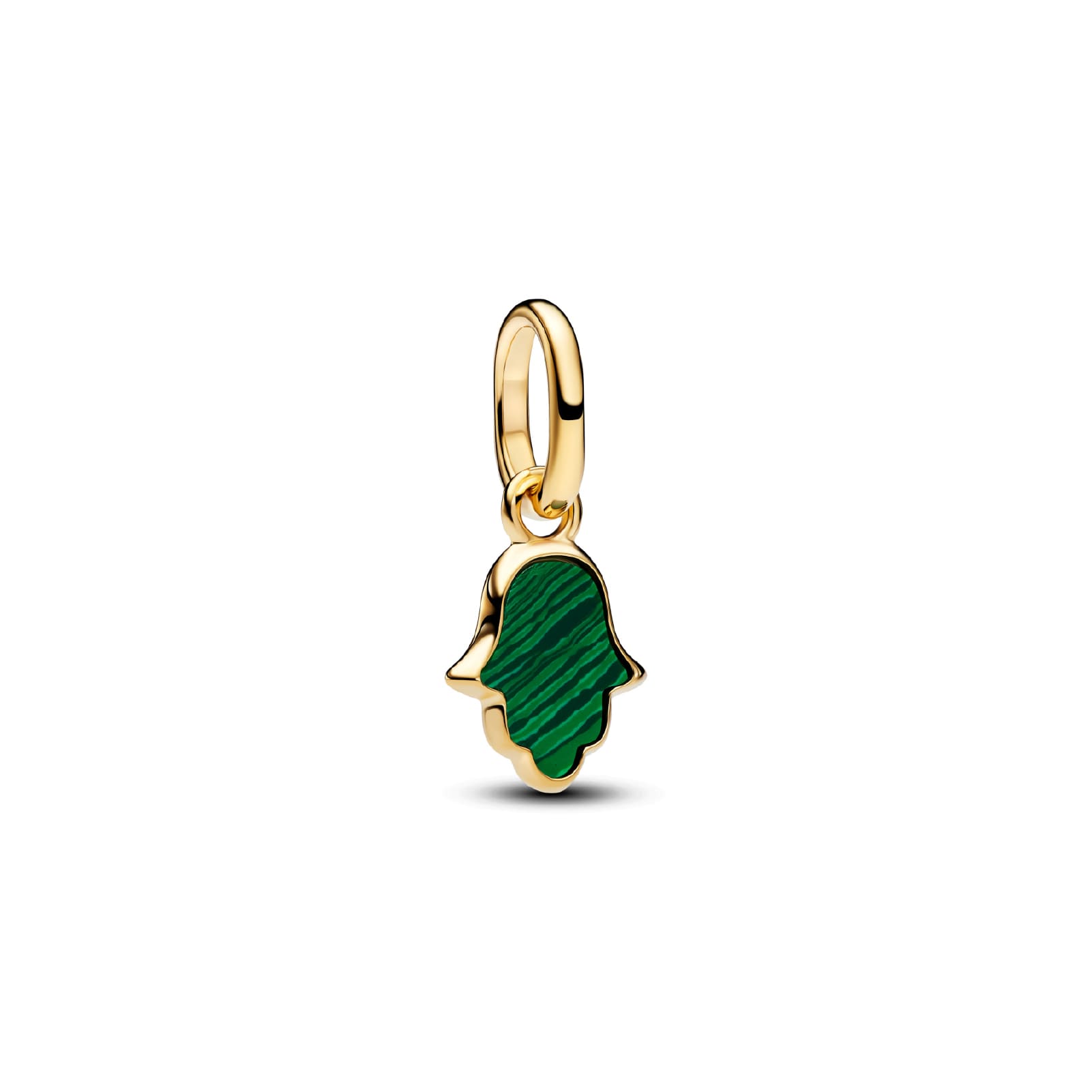 Charm pendente Pandora ME in lega metallica oro mano verde MISURA UNICA