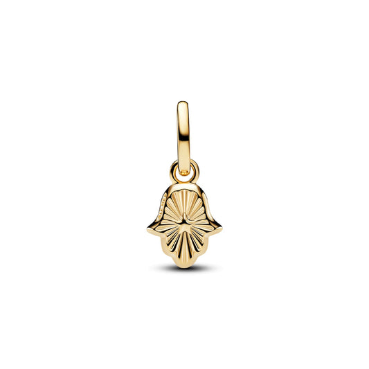 Charm pendente Pandora ME in lega metallica oro mano verde MISURA UNICA