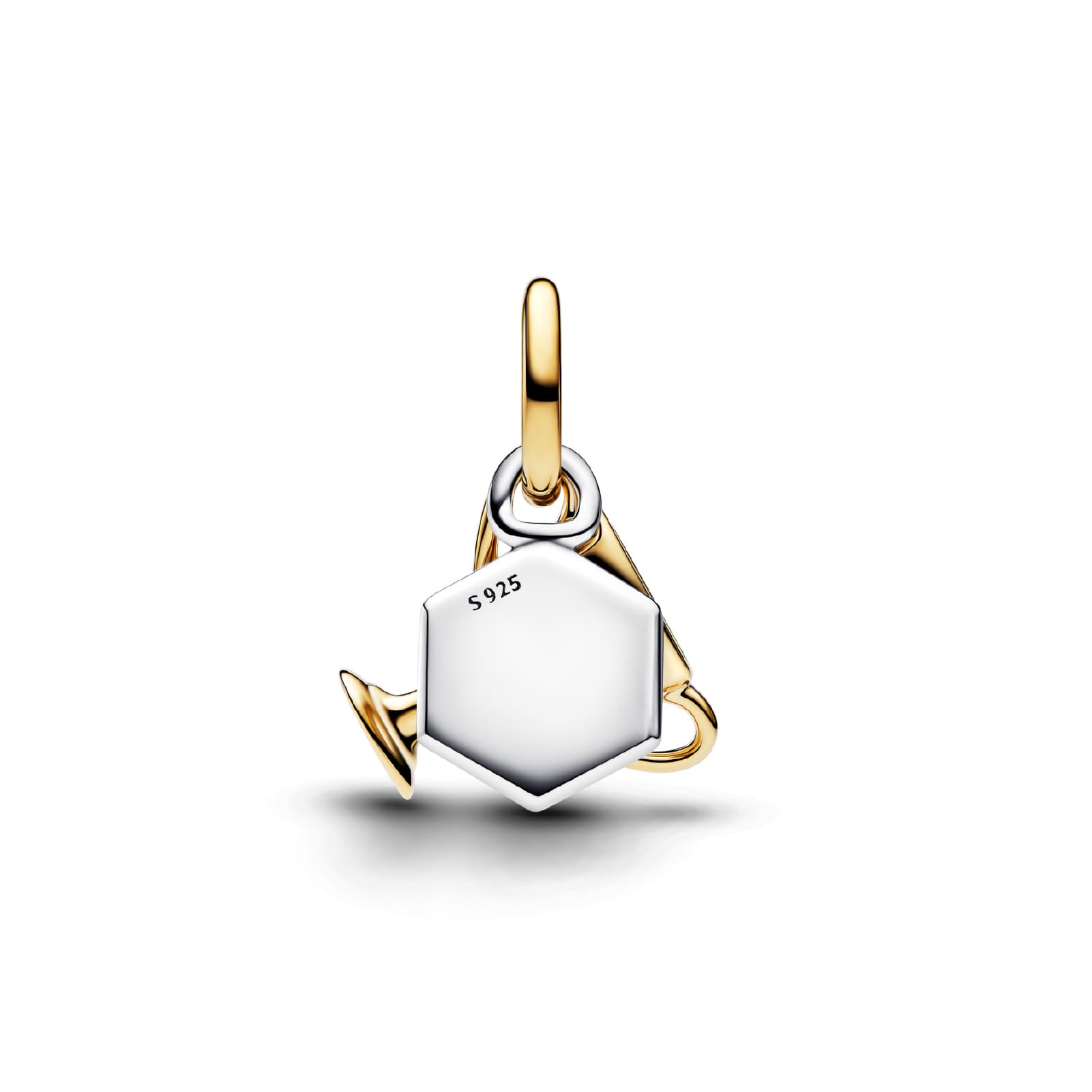 Charm pendente Pandora in argento dorato trofeo da incidere MISURA UNICA