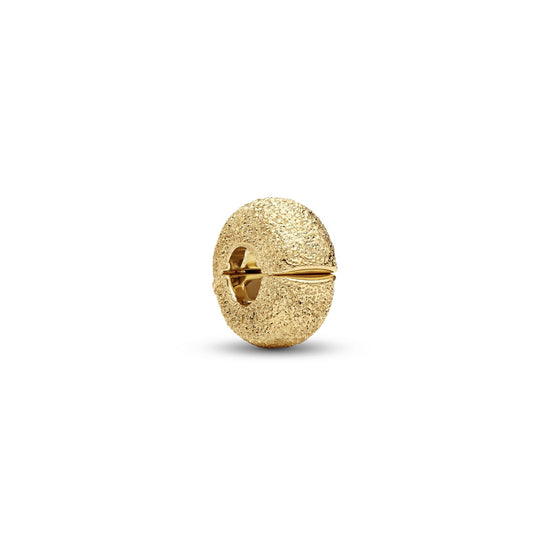 Mini clip Pandora in argento dorato con effetto diamantato MISURA UNICA