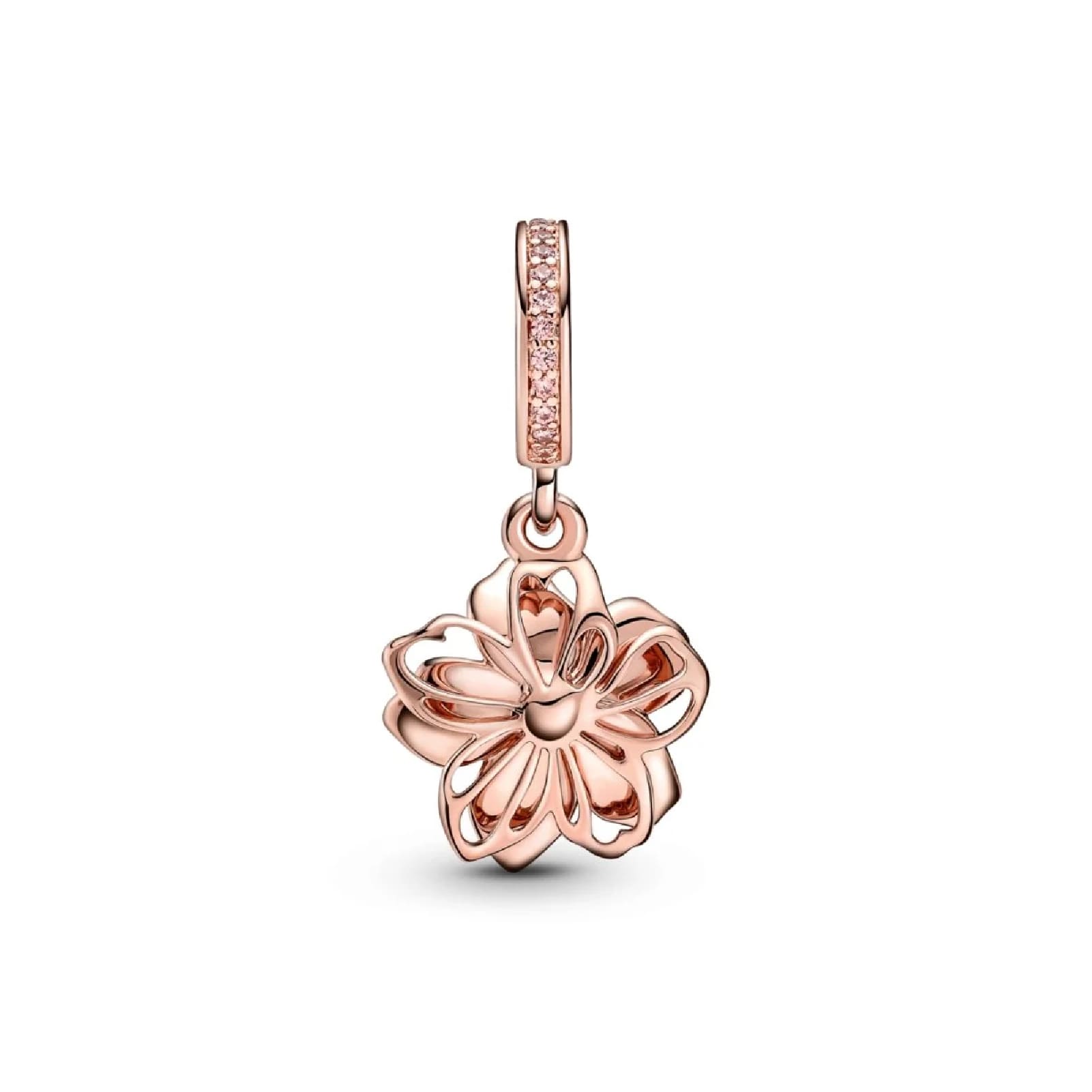Charm pendente Pandora Fiore di Ciliegio finitura oro rosa MISURA UNICA
