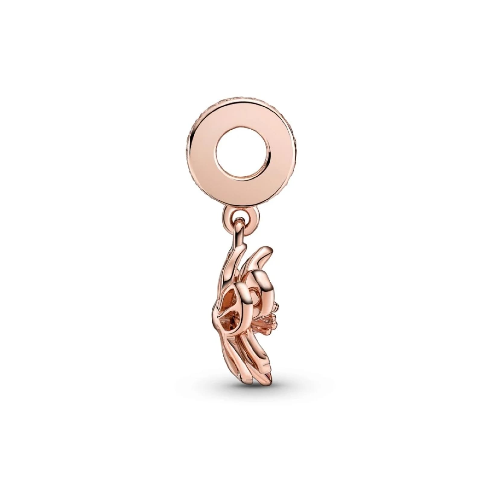 Charm pendente Pandora Fiore di Ciliegio finitura oro rosa MISURA UNICA
