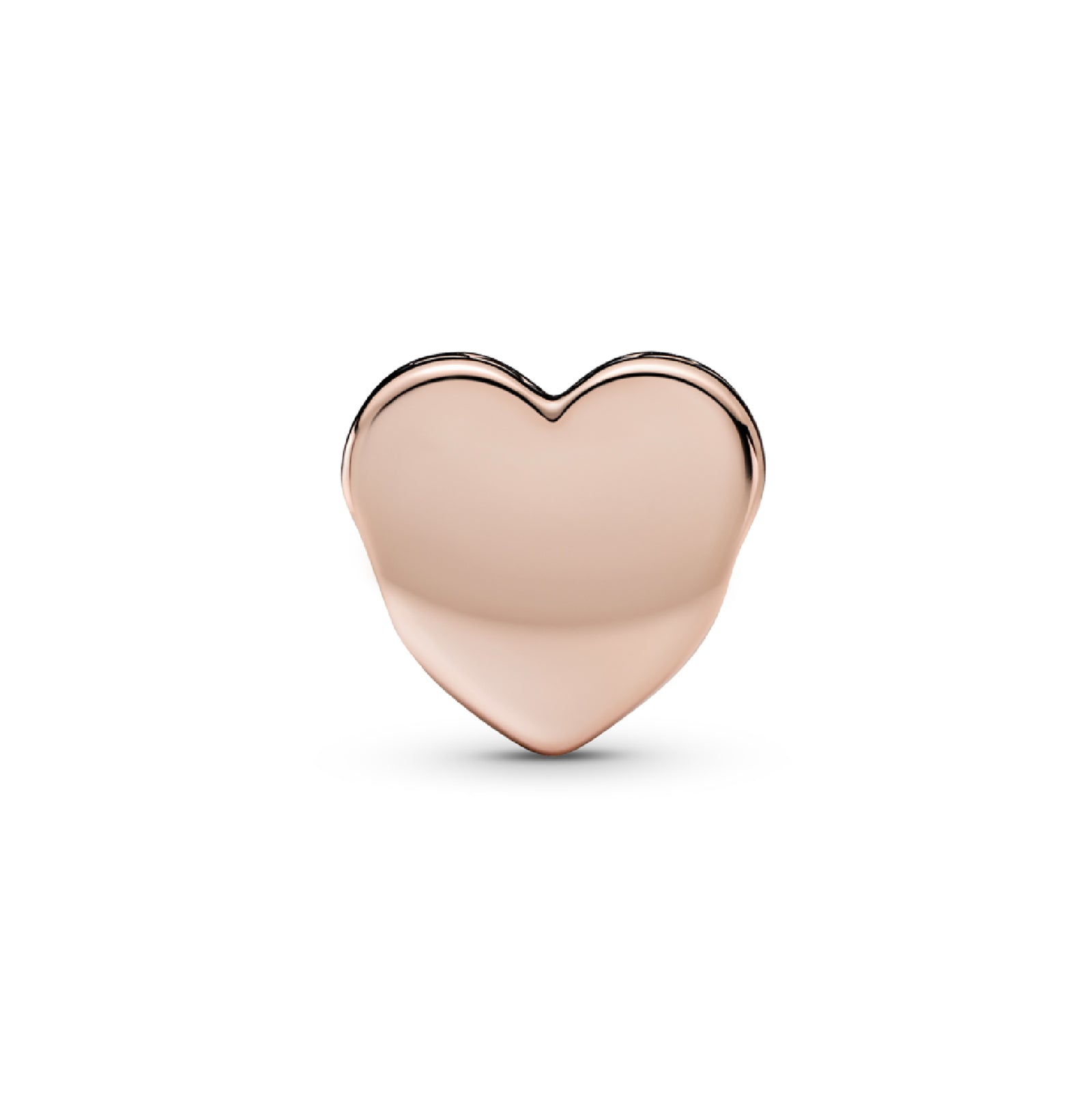 Charm a forma di cuore Pandora placcato in oro rosa 14k P.782015C00