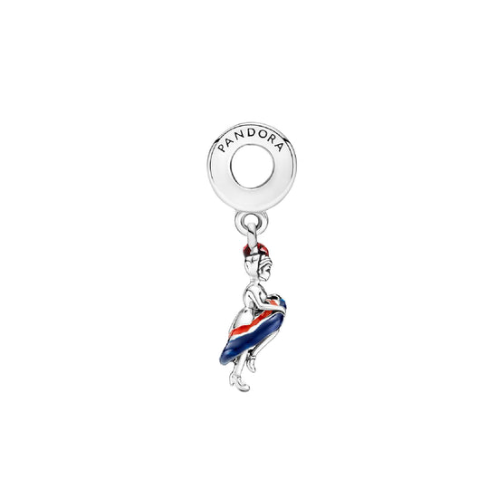 Charm pendente Pandora in argento 925 e smalto blu e rosso P.790799C01