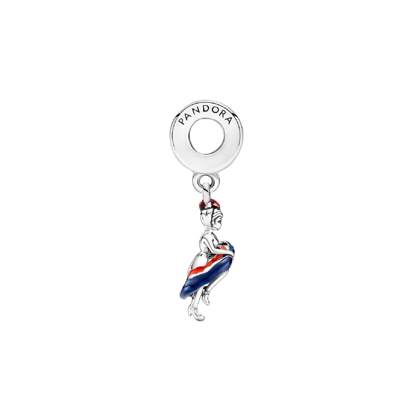 Charm pendente Pandora in argento 925 e smalto blu e rosso P.790799C01