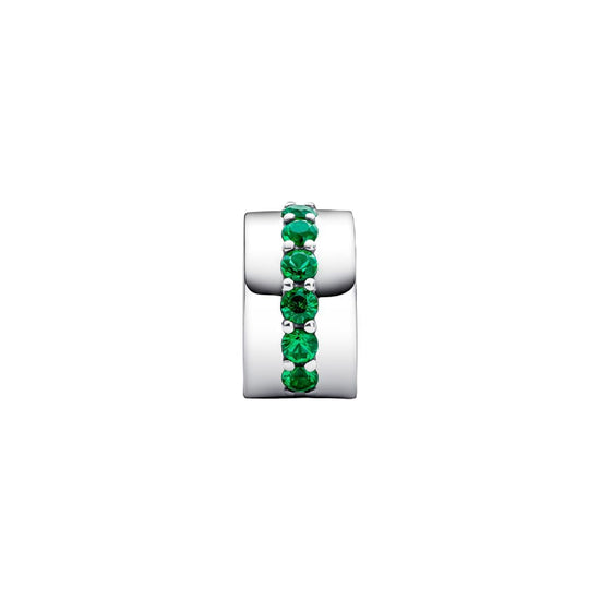 Clip Pandora in argento Sterling 925 con zirconi verdi P.791972C02