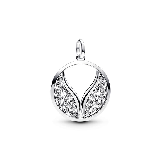 Charm a medaglione Pandora in argento 925 e zirconi da donna P.793371C01