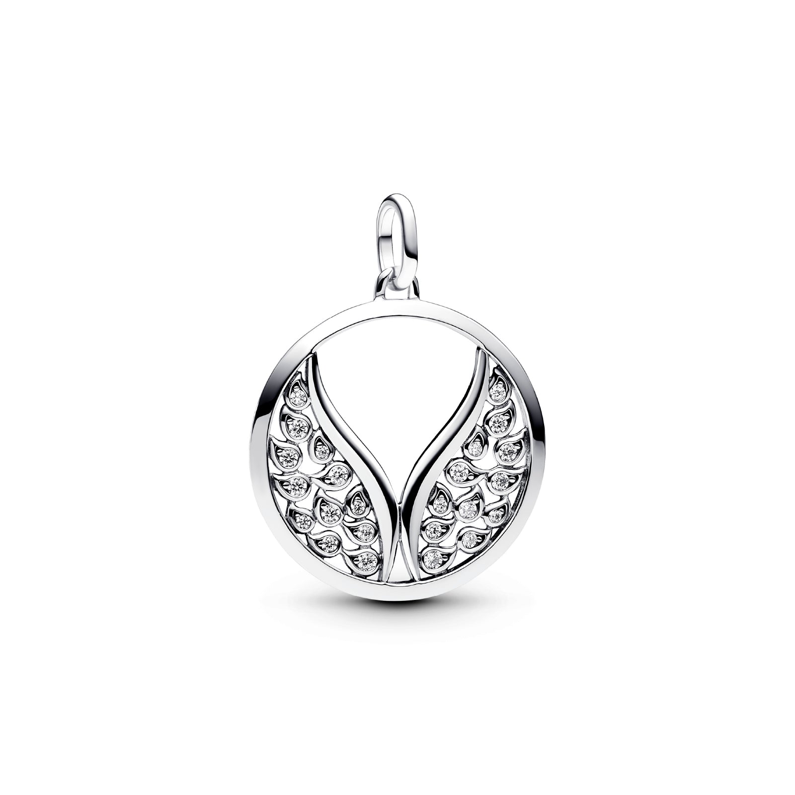 Charm a medaglione Pandora in argento 925 e zirconi da donna P.793371C01