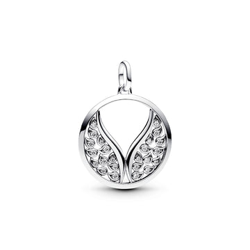 Charm a medaglione Pandora in argento 925 e zirconi da donna P.793371C01