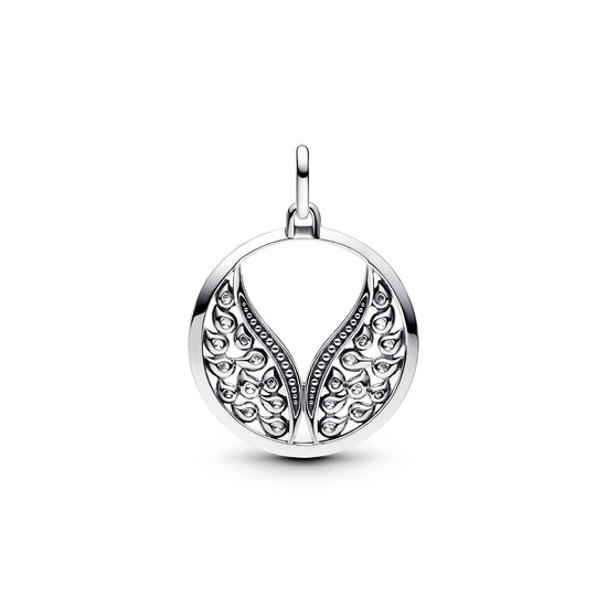 Charm a medaglione Pandora in argento 925 e zirconi da donna P.793371C01