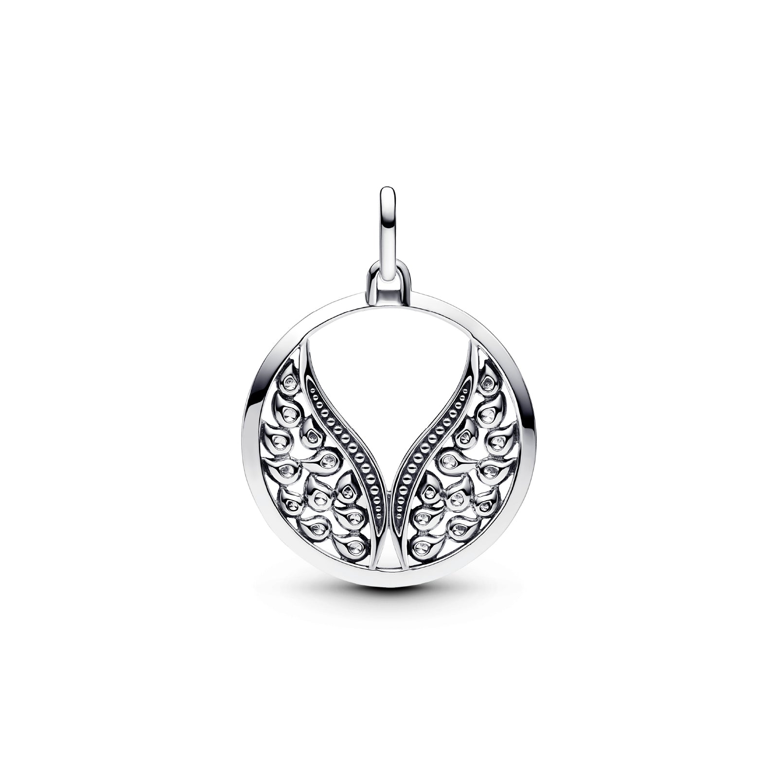 Charm a medaglione Pandora in argento 925 e zirconi da donna P.793371C01
