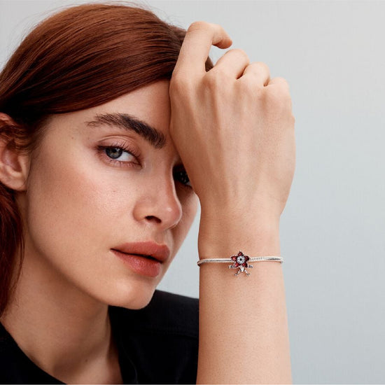Charm pendente Pandora Stranger Things demogorgone rosso MISURA UNICA