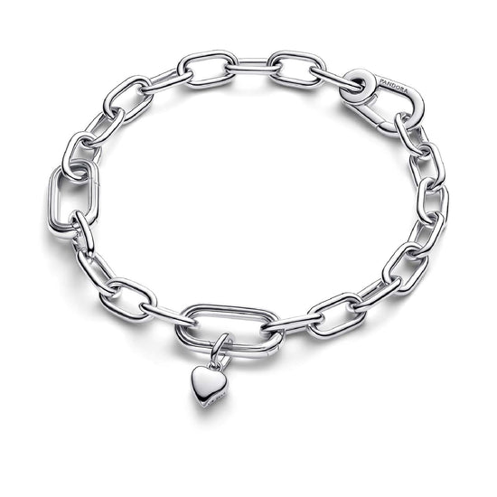 Charm Pandora Mini in argento con pendente a forma di cuore MISURA UNICA