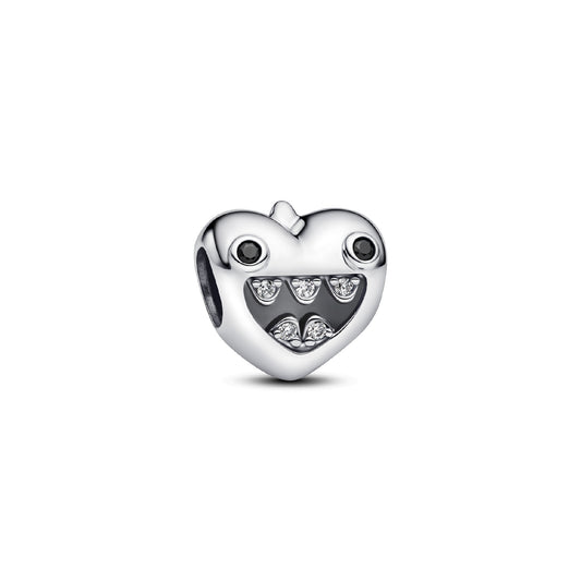 Charm Pandora a forma di cuore per mamme di bimbi dispettosi MISURA UNICA