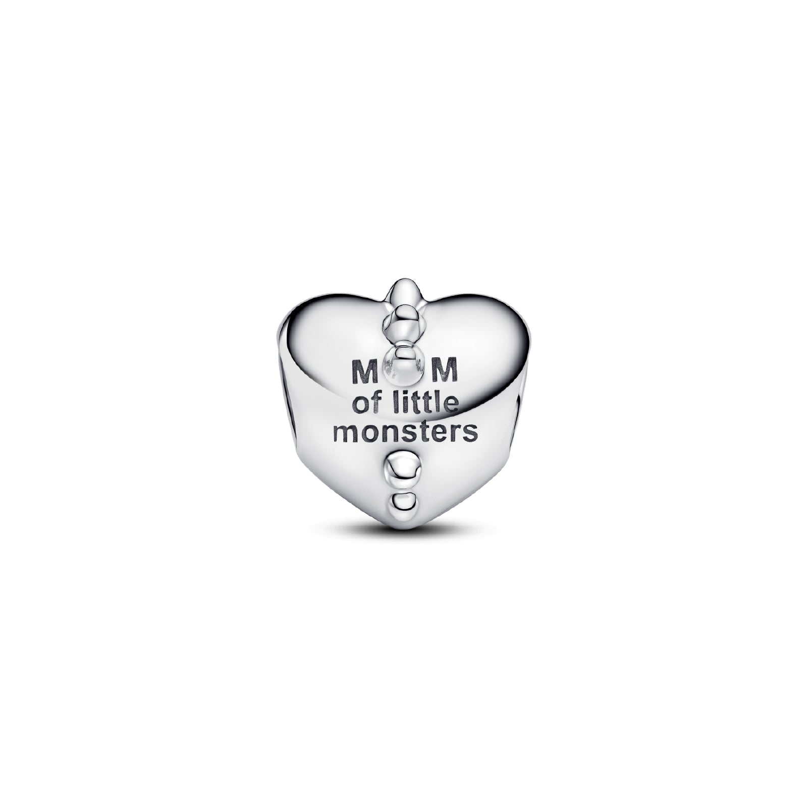 Charm Pandora a forma di cuore per mamme di bimbi dispettosi MISURA UNICA
