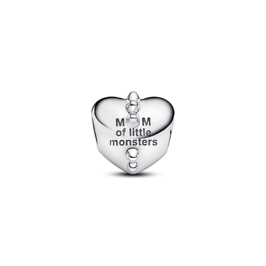 Charm Pandora a forma di cuore per mamme di bimbi dispettosi MISURA UNICA