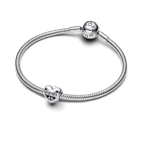 Charm Pandora a forma di cuore per mamme di bimbi dispettosi MISURA UNICA