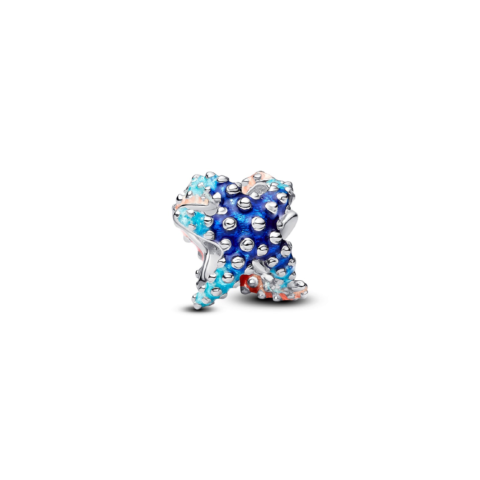 Charm donna Pandora in argento 925 stella marina colorata MISURA UNICA