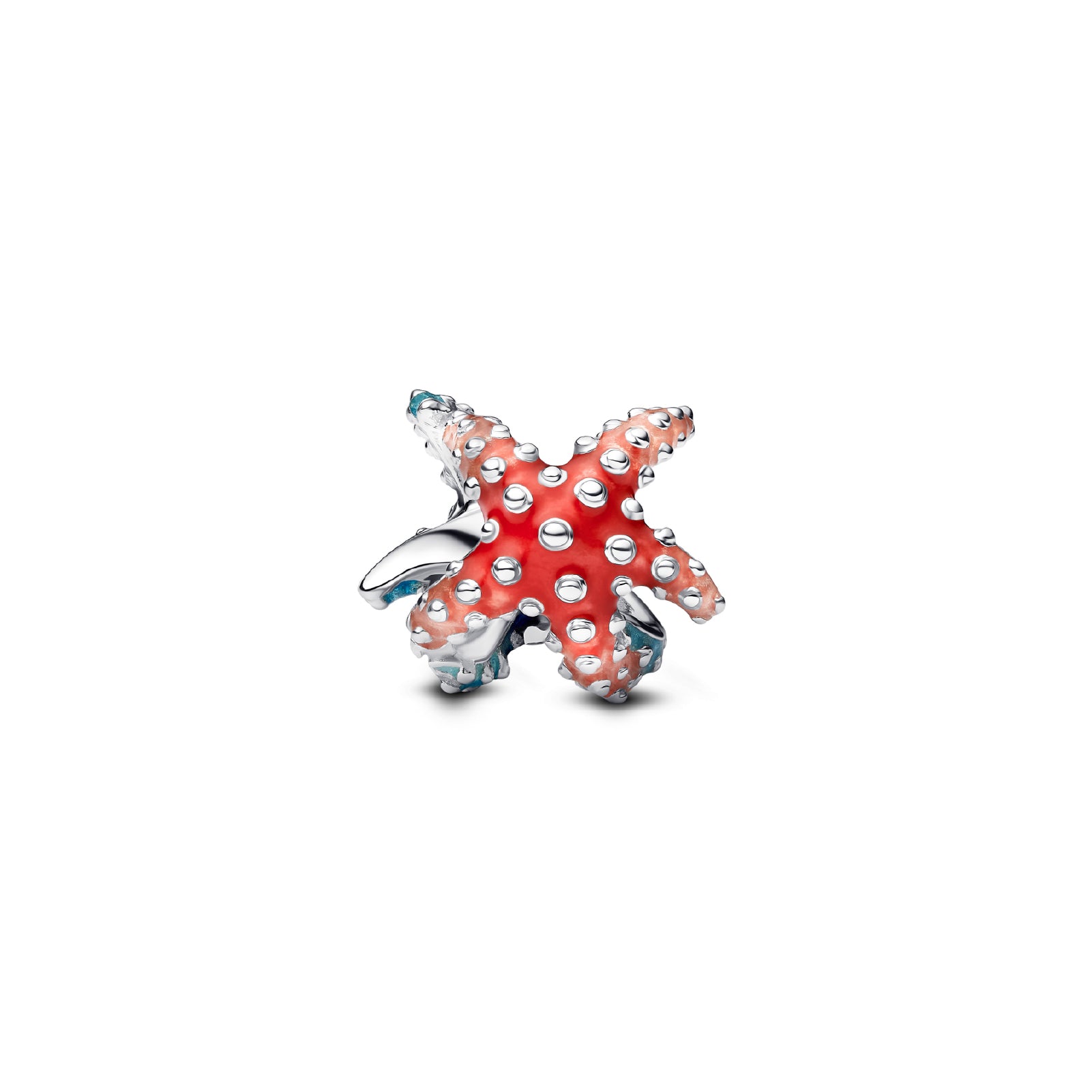 Charm donna Pandora in argento 925 stella marina colorata MISURA UNICA