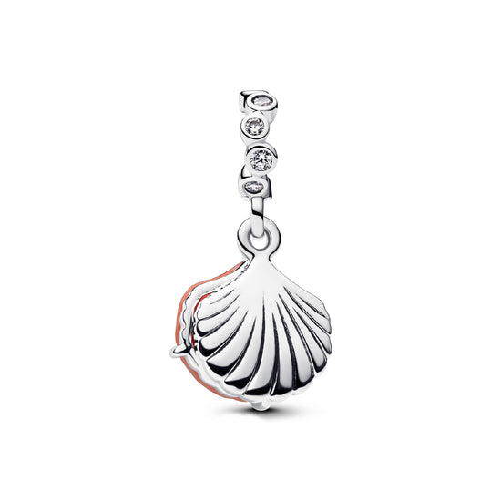Charm donna Pandora in argento 925 a forma di conchiglia MISURA UNICA