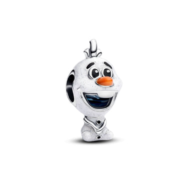 Charm donna Pandora in argento 925 con Olaf Disney Frozen MISURA UNICA