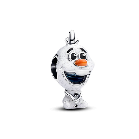 Charm donna Pandora in argento 925 con Olaf Disney Frozen MISURA UNICA
