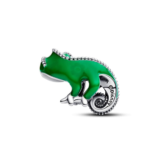 Charm donna Pandora argento smaltato Disney Rapunzel Pascal MISURA UNICA