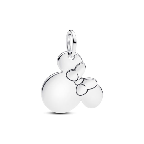Charm Pandora Disney in argento Minnie Mouse da incidere MISURA UNICA