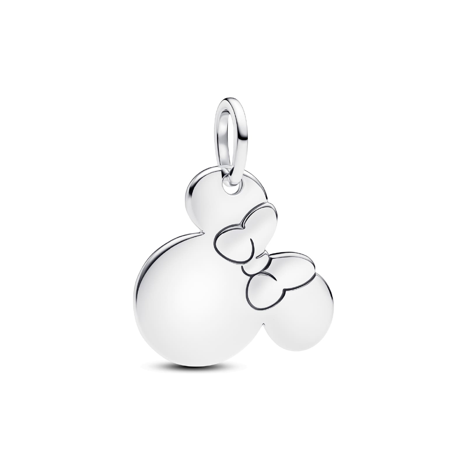 Charm Pandora Disney in argento Minnie Mouse da incidere MISURA UNICA