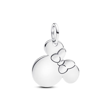 Charm Pandora Disney in argento Minnie Mouse da incidere MISURA UNICA