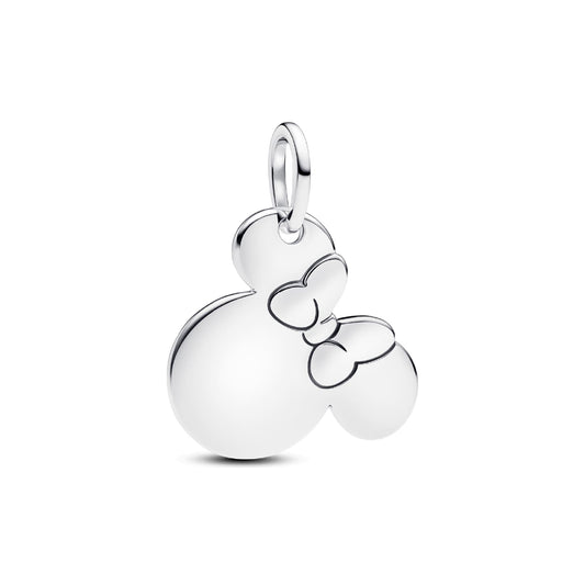 Charm Pandora Disney in argento Minnie Mouse da incidere MISURA UNICA