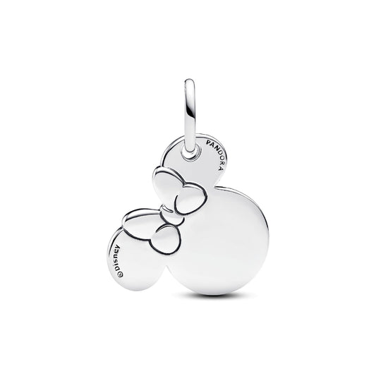 Charm Pandora Disney in argento Minnie Mouse da incidere MISURA UNICA
