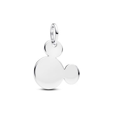 Charm Pandora Disney in argento Mickey Mouse da incidere MISURA UNICA