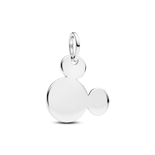 Charm Pandora Disney in argento Mickey Mouse da incidere MISURA UNICA