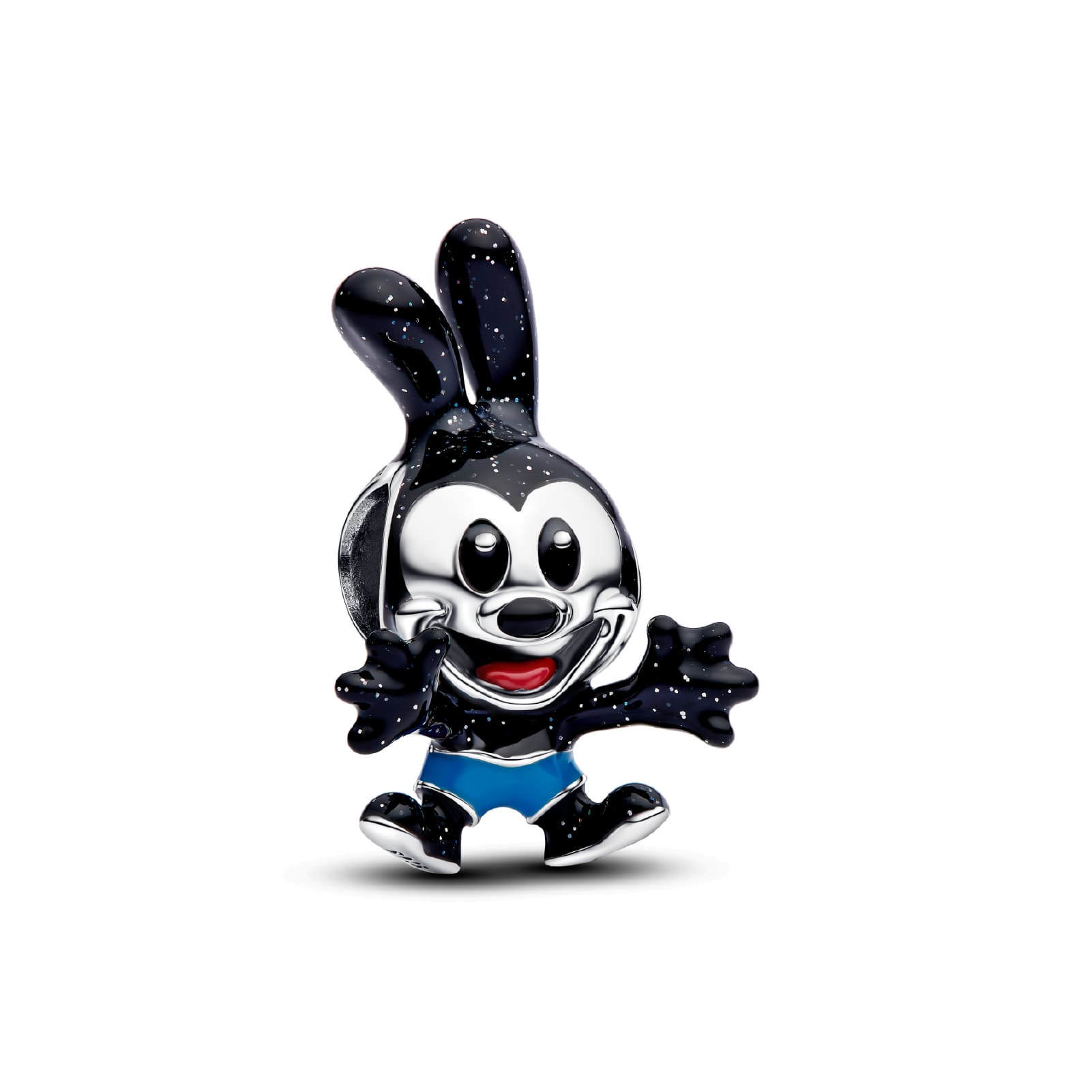 Charm da donna Pandora in argento 925 smaltato Disney Oswald MISURA UNICA