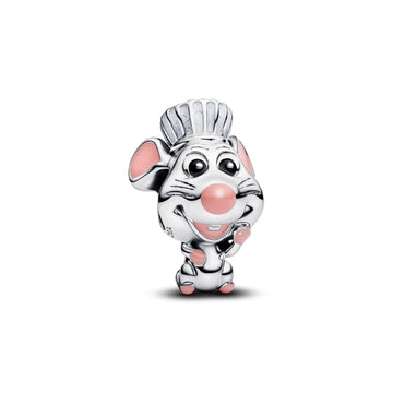 Charm da donna Pandora argento 925 Disney Ratatouille Remy MISURA UNICA