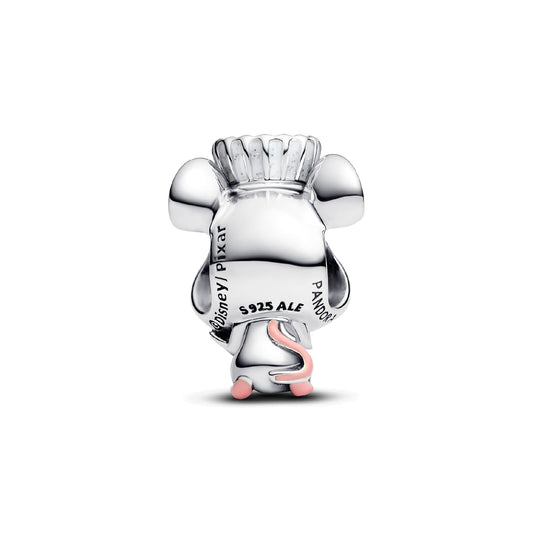 Charm da donna Pandora argento 925 Disney Ratatouille Remy MISURA UNICA