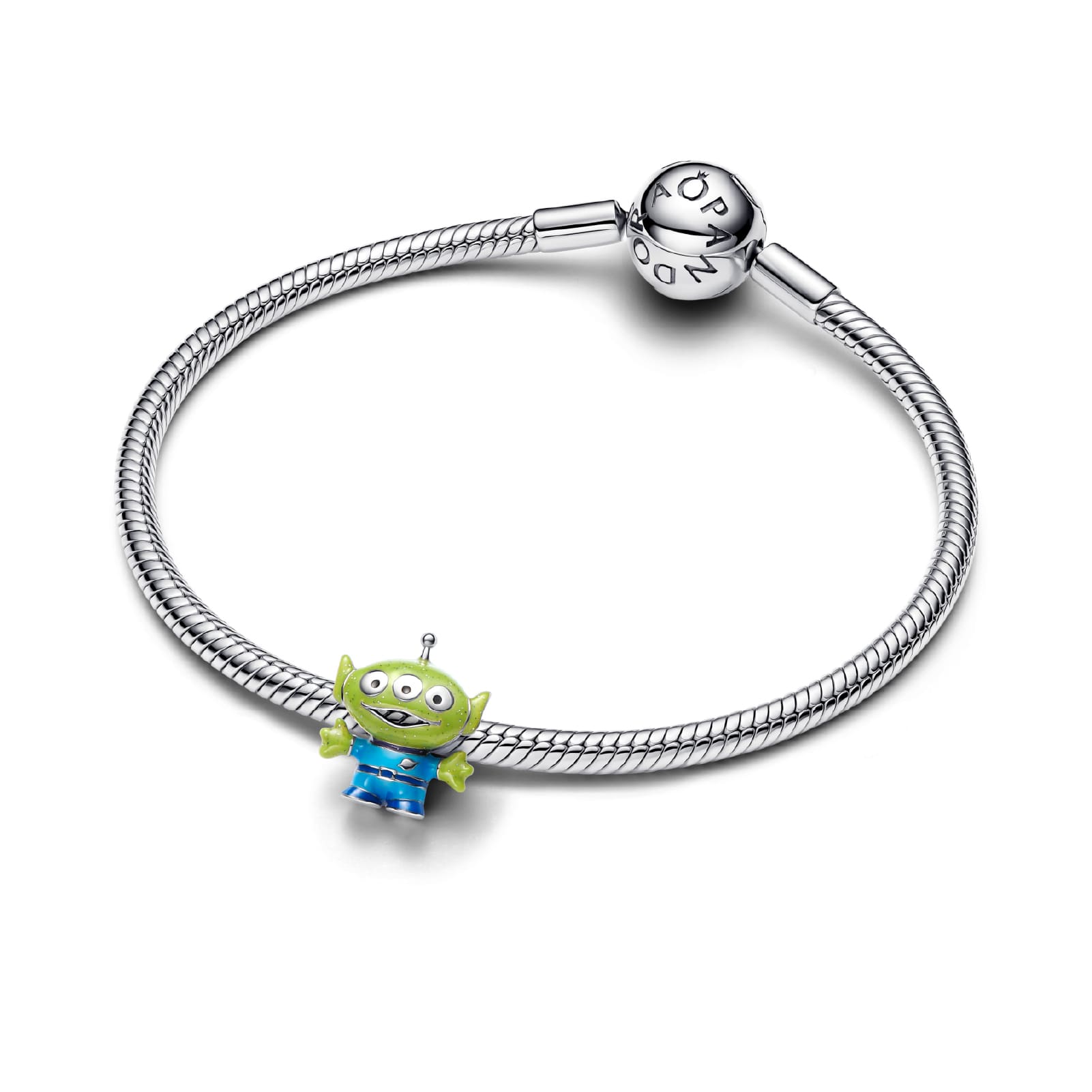 Charm donna Pandora in argento 925 alieno Disney Toy Story MISURA UNICA