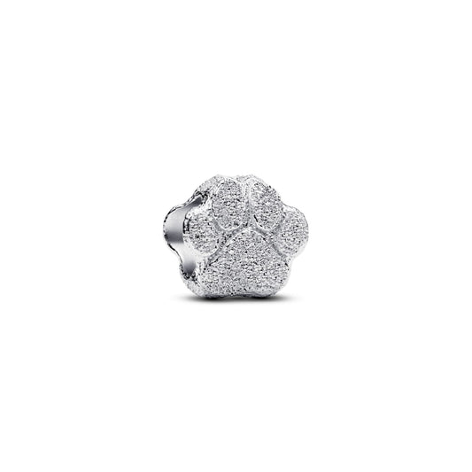 Mini Charm Pandora effetto diamantato zampina in argento 925 MISURA UNICA
