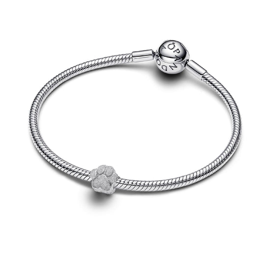 Mini Charm Pandora effetto diamantato zampina in argento 925 MISURA UNICA