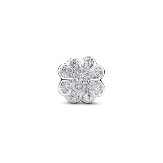 Charm Pandora Mini a forma di quadrifoglio diamantato MISURA UNICA