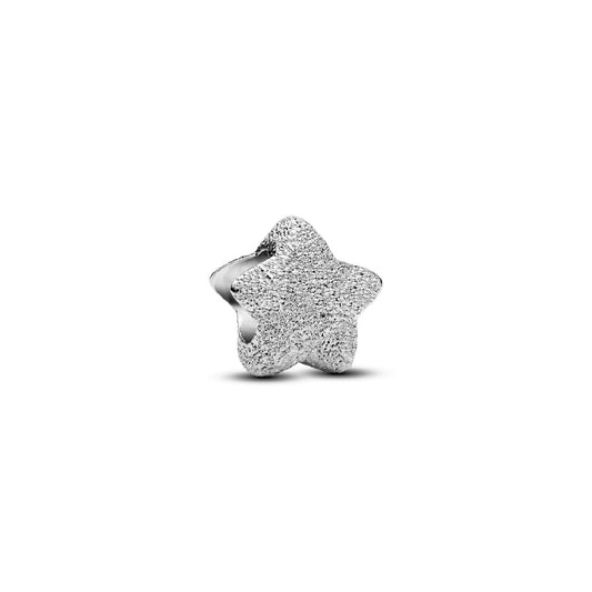 Mini Charm Pandora effetto diamantato stella in argento 925 MISURA UNICA