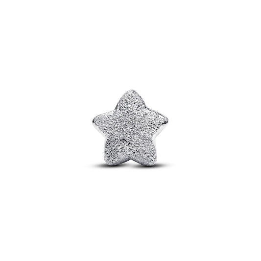 Mini Charm Pandora effetto diamantato stella in argento 925 MISURA UNICA