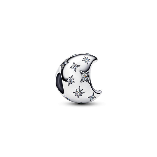 Charm Pandora Moments Luna Crescente in argento e zirconi MISURA UNICA