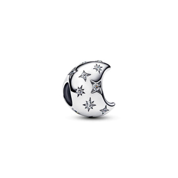 Charm Pandora Moments Luna Crescente in argento e zirconi MISURA UNICA